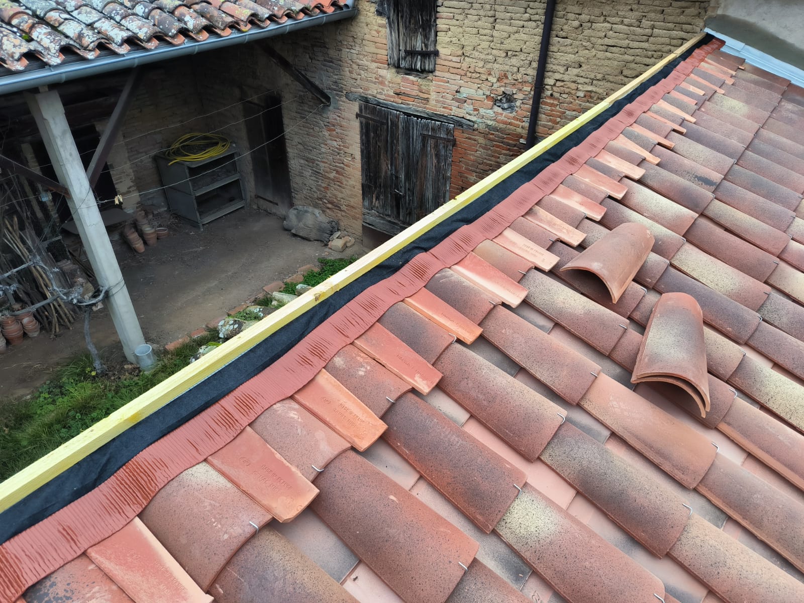 Réfection de toiture dans le vieux Gaillac