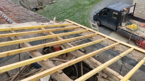 Réfection de toiture – Aussac