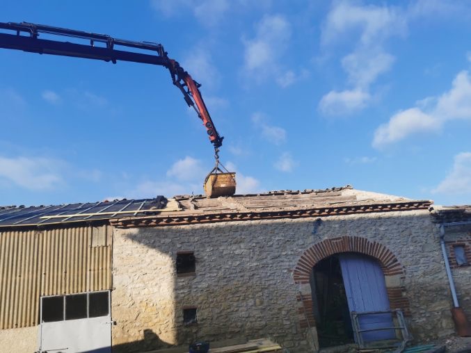 Réfection de toiture – Aussac