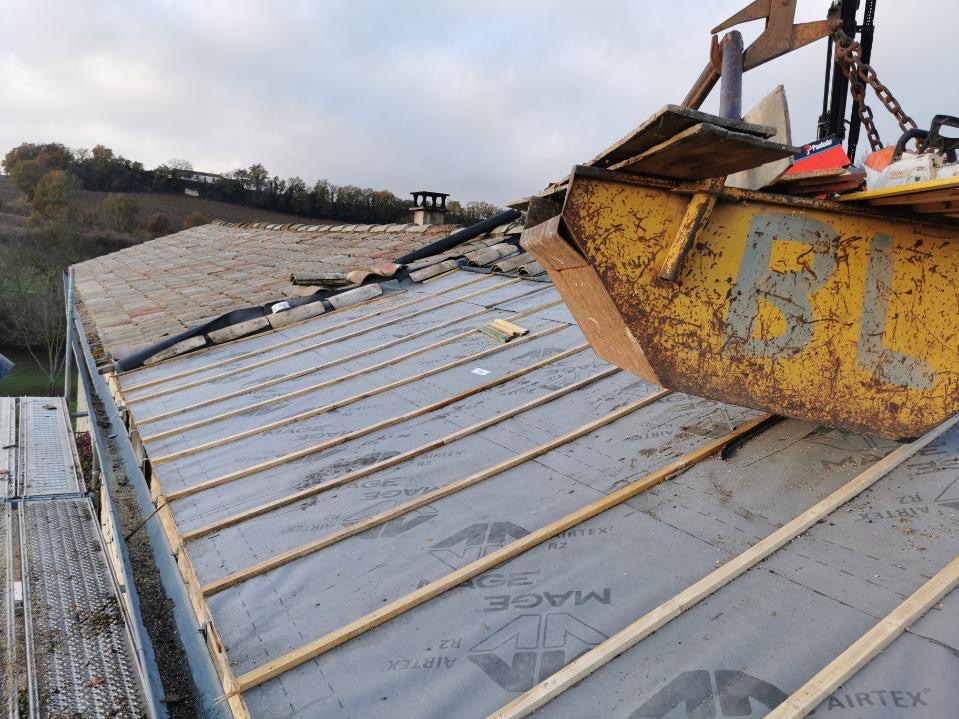 Réfection de toiture – Cestayrol